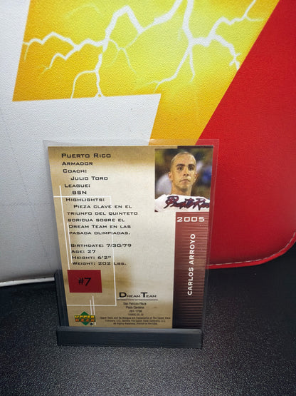 Upper Deck Carlos Arroyo Deam Team Puerto Rico 2005