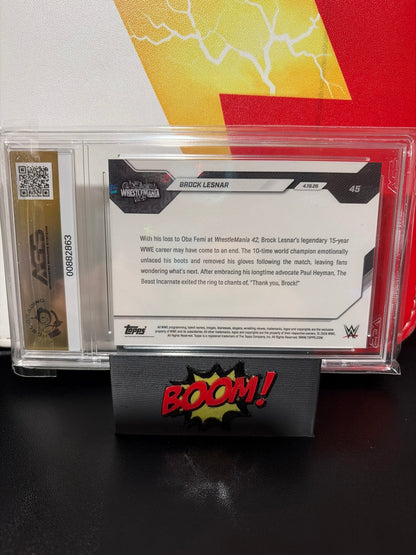 2026 Topps Now Brock Lesnar AGS 9.5 WWE