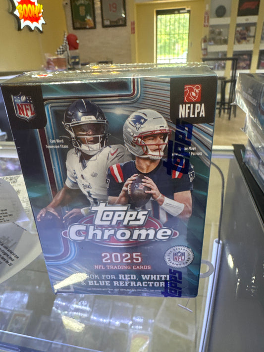 2025 TOPPS CHROME FOOTBALL BLASTER