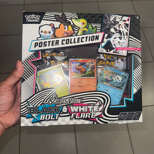 POKEMON Black Bolt and White Flare Poster Collection