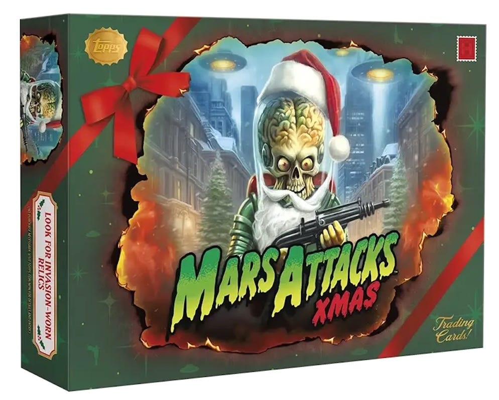 TOPPS MARS ATTACK XMAS HOBBY BOX