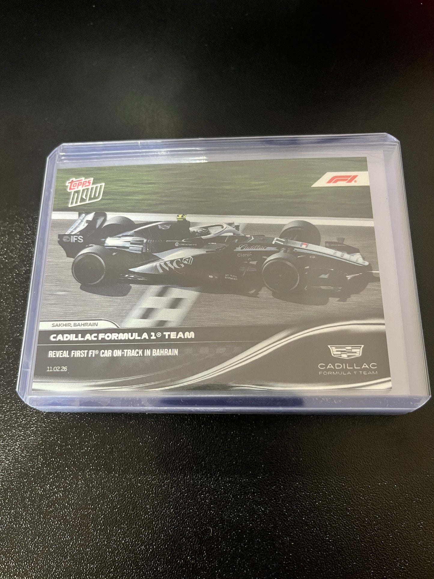 Topps Now Cadillac Formula Reveal Car