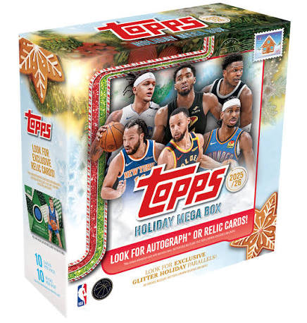 Topps Holiday Basketball MegaBox 2025