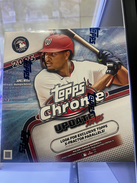 Topps Chrome Baseball 2025 Update Series Mega Box