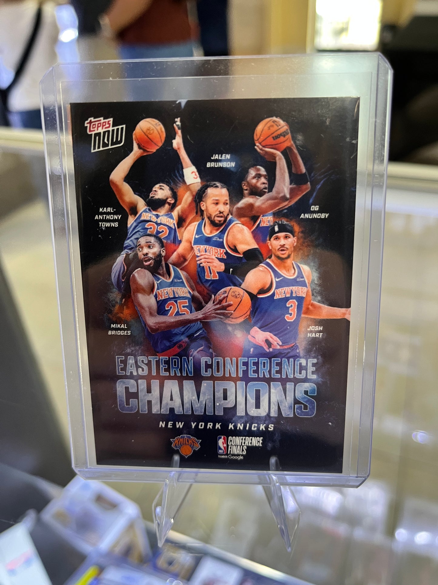 Topps Now Eastern Conference Champions NY Knicks
