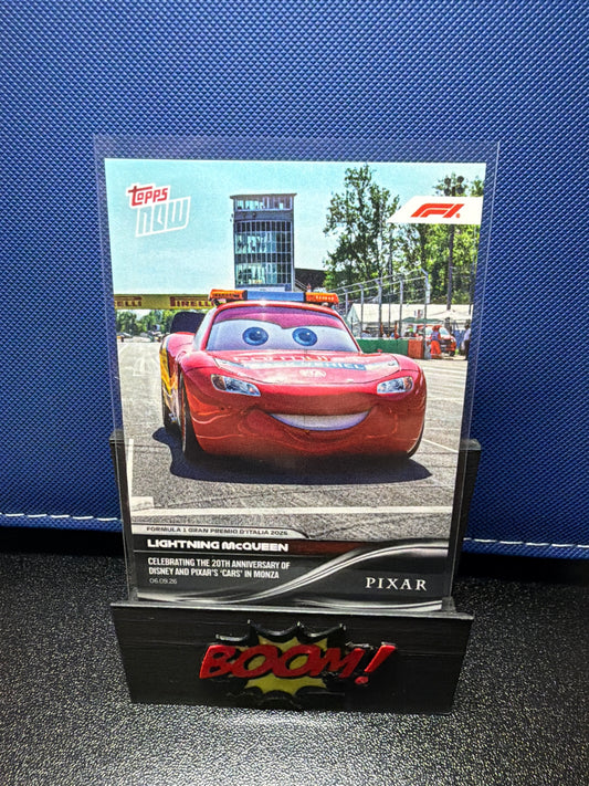 Topps Now Fórmula 1 Gran Premio D’Italia 2026 Lightning McQueen Celebrating The 20th Anniversary of Disney and Pixar’s ‘Cars’ in Monza